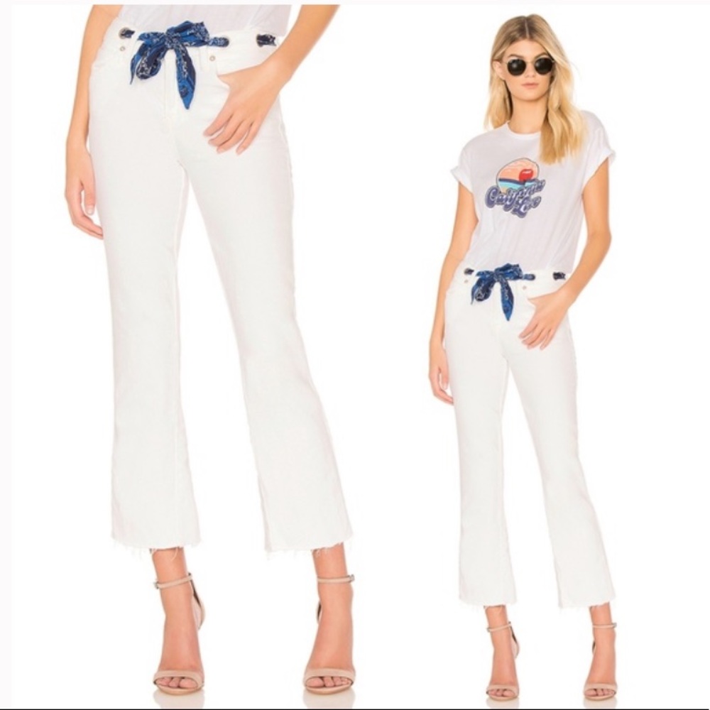 Free People Belt Our Crop Jeans